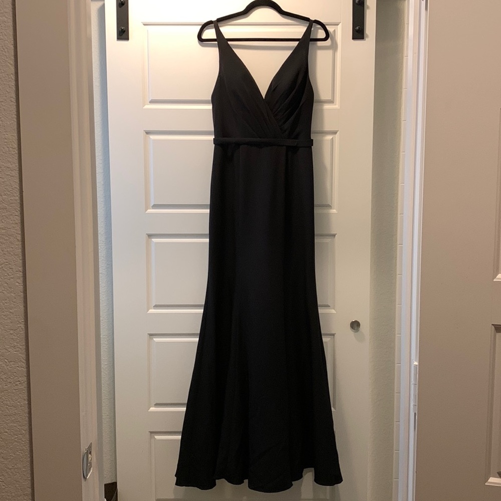 Kleinfeld Black Bridesmaid Dress